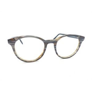 Maui Jim MJO 2118-67MT Striped Gray Brown Eyeglasses Frames 49-20 145 Italy